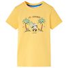 T-shirt f&ouml;r barn ljus ockra 92