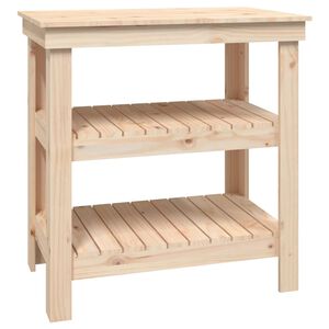 vidaXL Skob&auml;nk 78,5x50x80 cm massiv furu