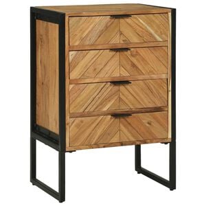 vidaXL Sideboard 50 x 35 x 75 cm Massivt akaciatr&auml;