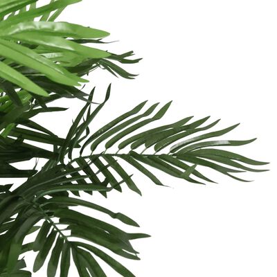 vidaXL Konstväxt palm 18 blad 80 cm grön