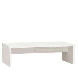 vidaXL Sk&auml;rmst&auml;ll vit 50x27x15 cm massiv furu