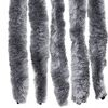 vidaXL Insektsdraperi silver 90x220 cm chenille