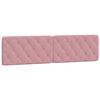 vidaXL Bed Frame without Mattress Pink 200x200 cm Velvet