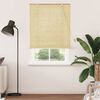 vidaXL Rullgardin med gardiner Natur 110 x 220 cm Bambu