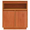 vidaXL Sideboard Vaxbrun 70 x 34 x 80 cm Massiv furu