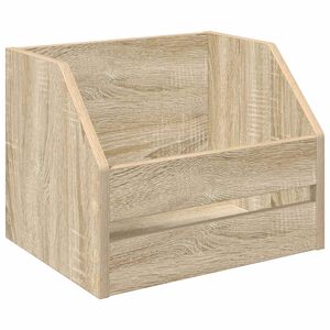 vidaXL Vinylalbum L&aring;da Sonoma-ek 38 x 30 x 29 cm Konstruerat tr&auml;