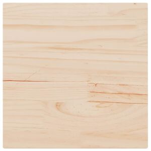 vidaXL Bordsskiva 50x50x1,7 cm fyrkantig massiv furu
