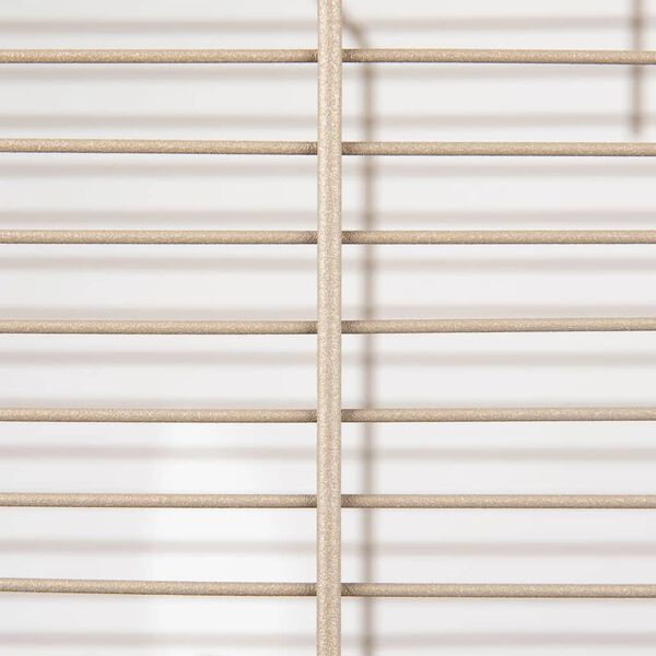 FLAMINGO Undulatbur Marja 54x34x75 cm taupe metallic