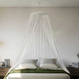 vidaXL Myggn&auml;t f&ouml;r s&auml;ng 220 mesh vit 56x56x220 cm