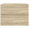 vidaXL Sängbord sonoma ek 40x30x30 cm konstruerat trä