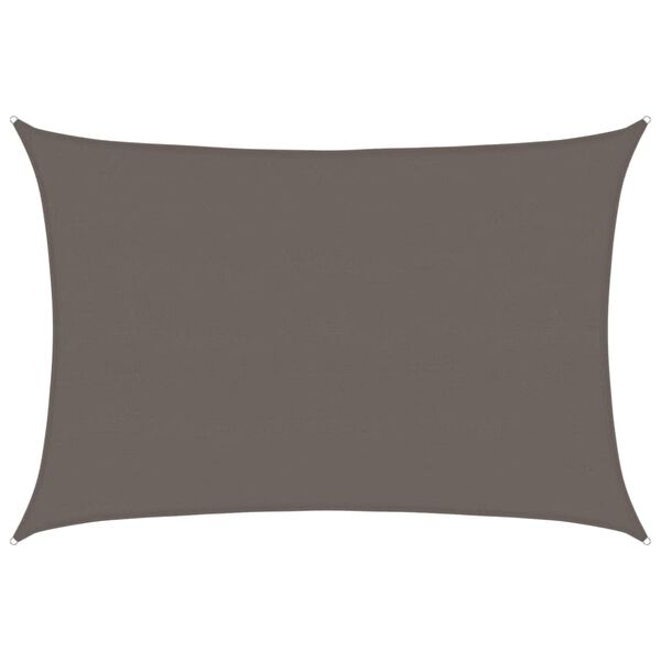 vidaXL Solsegel 160 g/m&sup2; antracit 5x7 m HDPE