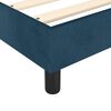 vidaXL Boxspring-s&auml;ngram m&ouml;rkbl&aring; 100x200 cm sammet
