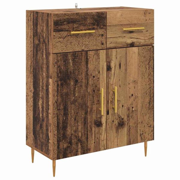 vidaXL Sideboard Gammalt tr&auml; 69,5 x 34 x 90 cm Konstruerat tr&auml;