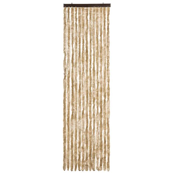 vidaXL Insektsdraperi beige 56x185 cm chenille
