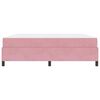 vidaXL S&auml;ngram med madrass Rosa 180 x 200 cm tyg