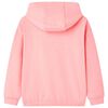 Barnhoodie stark rosa 116