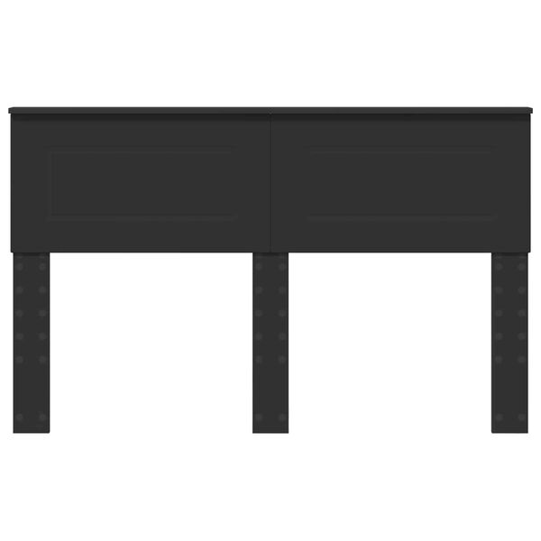 vidaXL Huvudgavel Svart Ek 150 cm Konstruerat tr&auml;