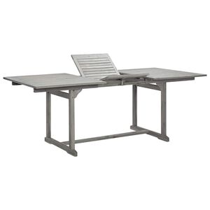 vidaXL Tr&auml;dg&aring;rdsbord (150-200)x100x75 cm massivt akaciatr&auml;