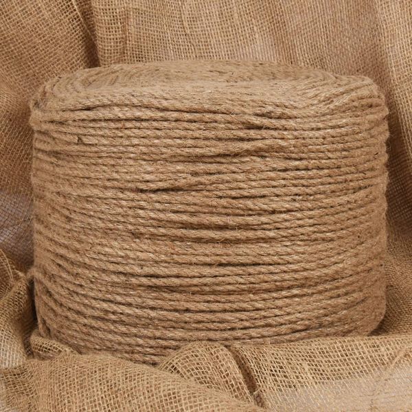 vidaXL Rep 100% Jute 6 mm 500 m