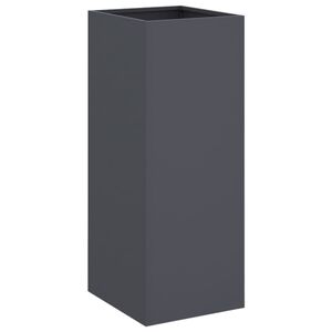 vidaXL Odlingsl&aring;da antracit 32x29x75 cm kallvalsat st&aring;l