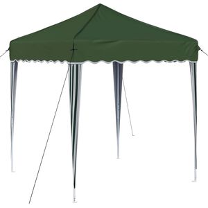 vidaXL Pop-up Partyt&auml;lt 195 x 195 x 245 cm Gr&ouml;n Oxford Tyg