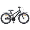 vidaXL Barncykel 20 Tum f&ouml;r 6-11 &aring;r gamla Svart