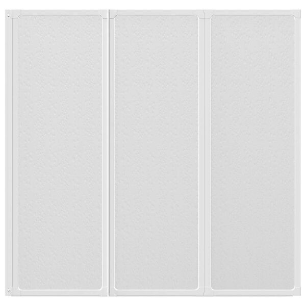 Bad- & duschv&auml;gg 117x120 cm 3-paneler vikbar