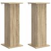 vidaXL V&auml;xtst&auml;ll 2 pcs Sonoma-ek 30,5 x 30 x 80,5 cm Konstruerat tr&auml;