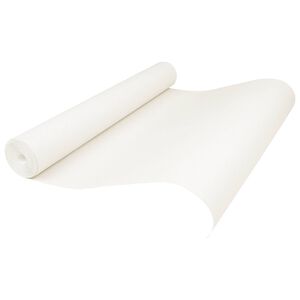 vidaXL 3D Solid Tapet Randig Gr&auml;ddvit 10 x 0,53 m Non-woven tyg