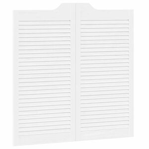 vidaXL Sv&auml;ngd&ouml;rrar Vit 100 x 50 cm Massiv furu