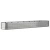 vidaXL Odlingsl&aring;da pulverlackerat st&aring;l 584x140x68 cm silver
