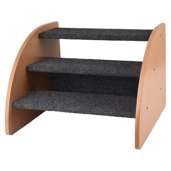 FLAMINGO Hundtrappa Karpi 41,5x38,5x30 cm grå