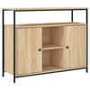 vidaXL Sk&auml;nk Sonoma Ek 100x35x80 cm Konstruerat tr&auml;