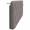 vidaXL Headboard Cushion Taupe 140 cm Fabric