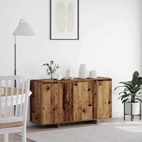 vidaXL Sideboard Gammalt tr&auml; 135 x 41 x 75 cm Konstruerat tr&auml;