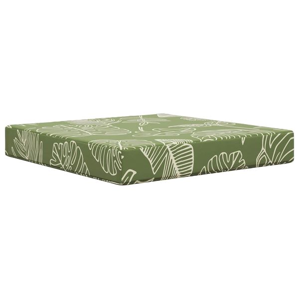 vidaXL Utomhus Soffa Kudde 3 pcs Bladdesign Polyester