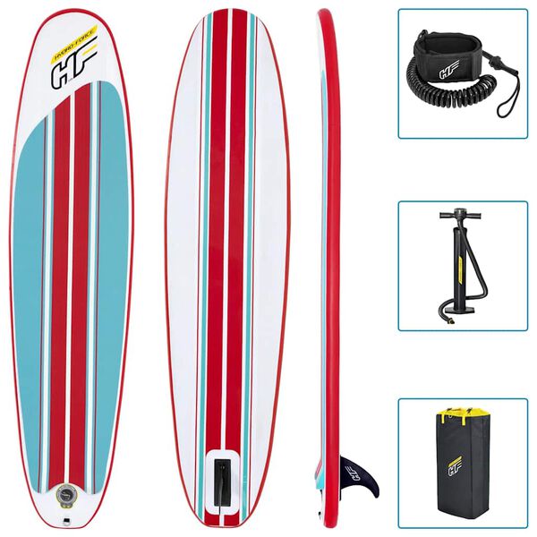 Bestway Uppblåsbar SUP-bräda Hydro-Force Compact Surf 8 243x57x7 cm