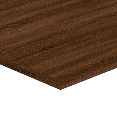 vidaXL Vägghyllor 4 st brun ek 80x40x1,5 cm konstruerat trä