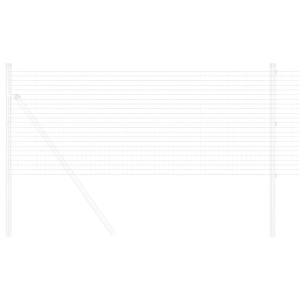 vidaXL Svetsat tr&aring;dst&auml;ngsel Silver 0.6 x 50 m