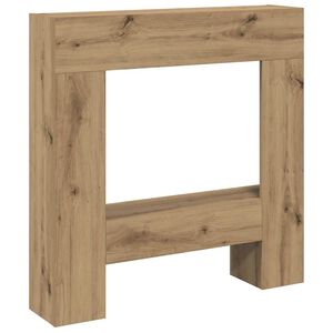 vidaXL Spiselkrans artisan ek 81x18x82 cm konstruerat tr&auml;