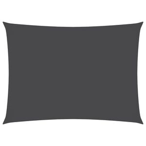 vidaXL Solsegel oxfordtyg rektangul&auml;rt 3x5 m antracit