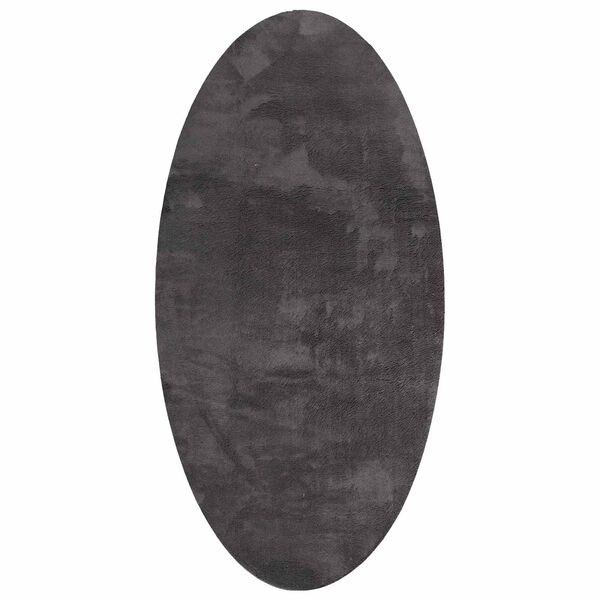 vidaXL Matta HUARTE Antracit 100 x 200 cm 100% Polyester