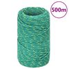vidaXL B&aring;tlina gr&ouml;n 2 mm 500 m polypropen