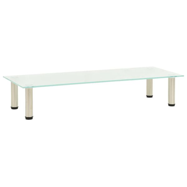 vidaXL TV-b&auml;nk frostad 100x35x17 cm h&auml;rdat glas