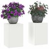 vidaXL Växtställ 2 pcs Vit 24 x 24 x 35 cm Stål