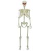 vidaXL Halloween Skelett Vit 155 x 38,5 cm Polypropylen