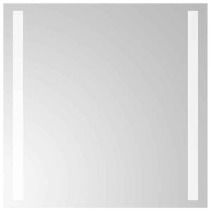 vidaXL Badrumsspegel LED 40x40 cm