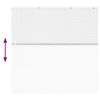 vidaXL Persienner Vit 130 x 135 cm Aluminium
