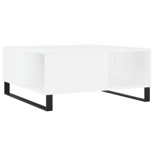 vidaXL Soffbord vit 80x80x36,5 cm konstruerat tr&auml;