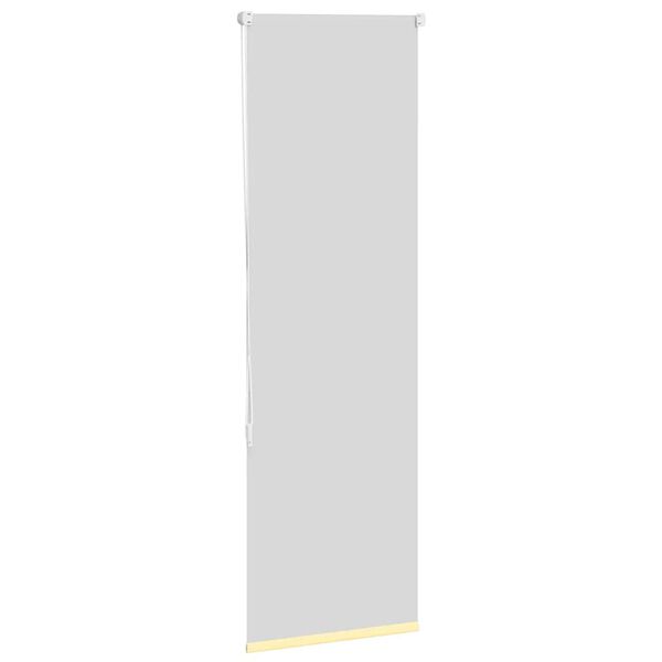 vidaXL Rullgardin m&ouml;rkl&auml;ggningsgul 50x175 cm tyg bredd 45,7 cm